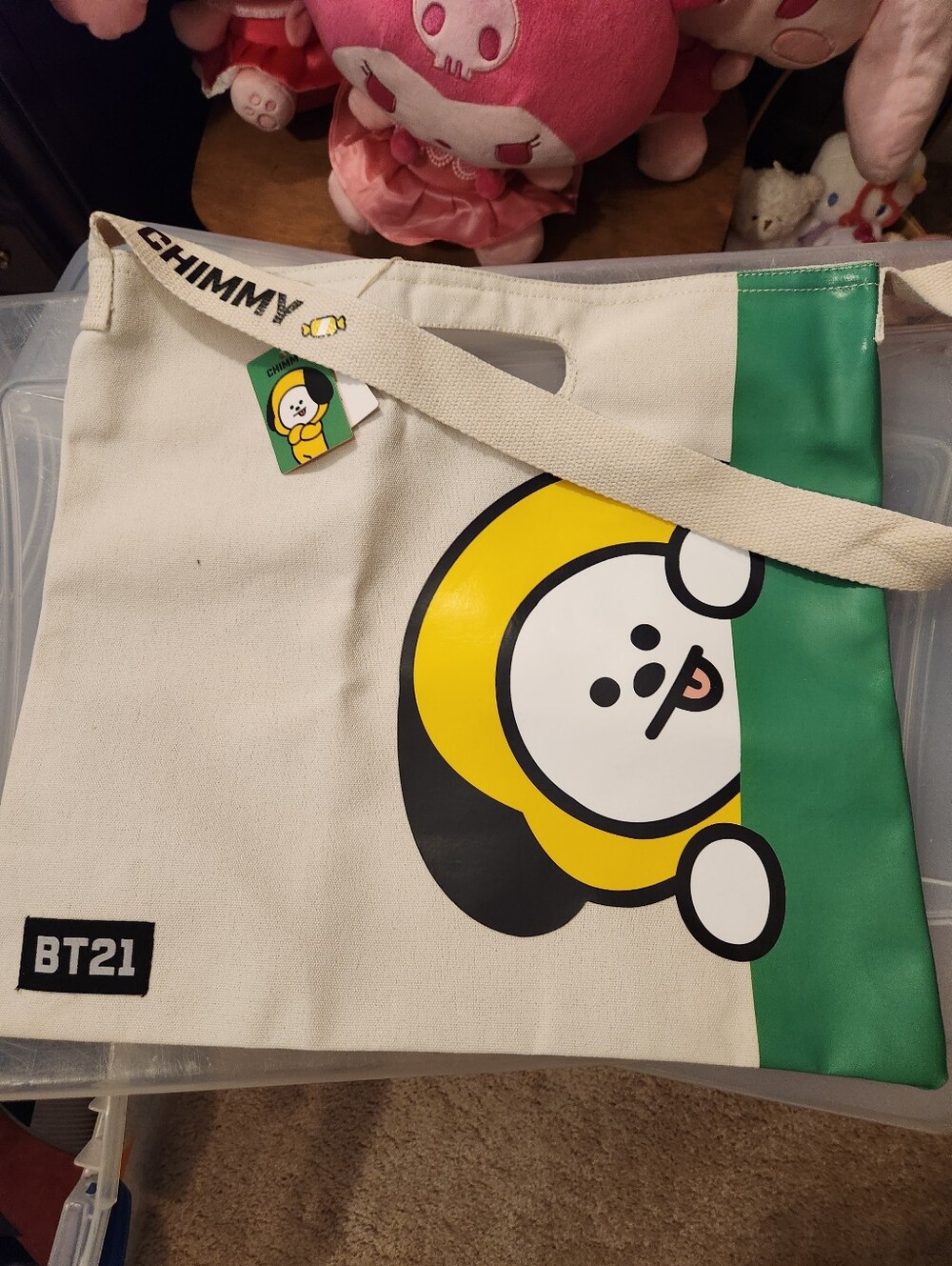 BT21 Chimmy Canvas Crossbody Bag